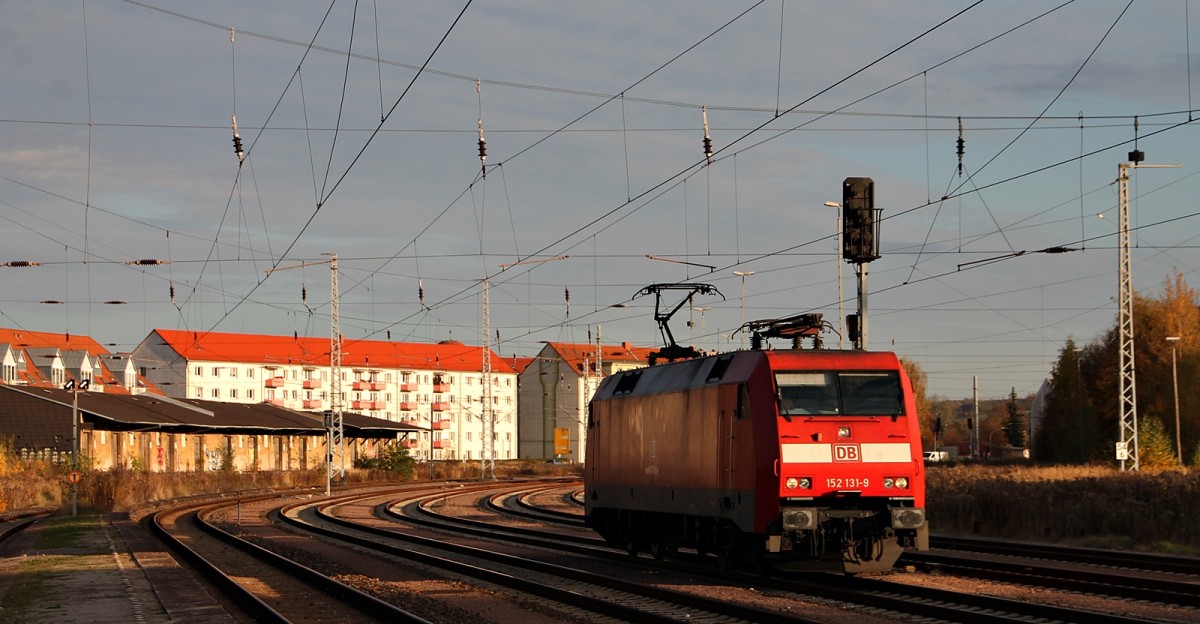152 131 in Döbeln Hbf am 22.10.2013