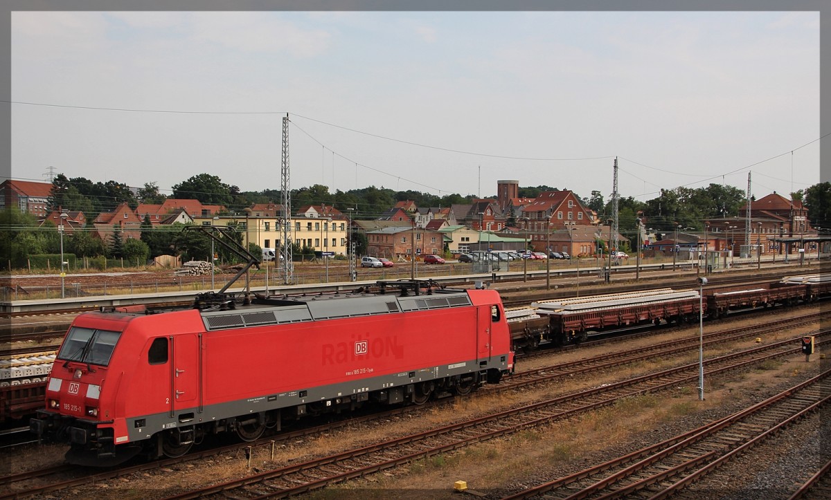 185 215 in Waren an der Müritz abgestellt am 17.08.2015