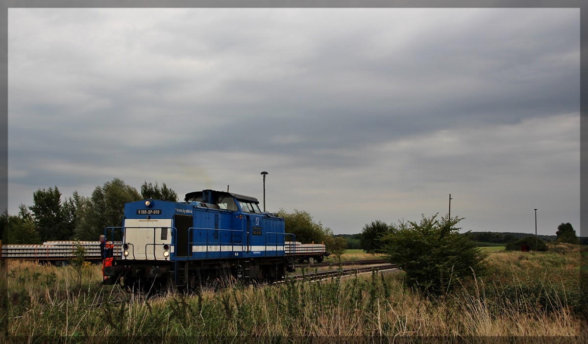 203 146 bei Rangierarbeiten in Möllenhagen am 22.09.2015