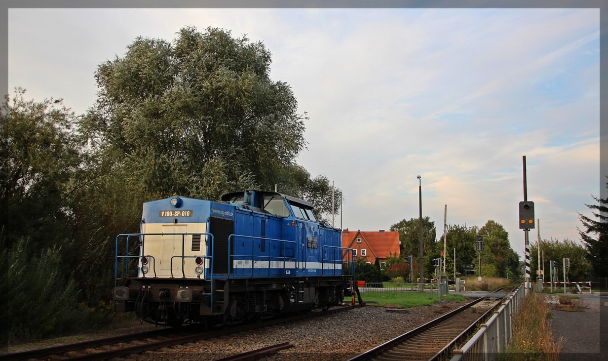 203 146 von SLG abgestellt in Möllenhagen am 24.09.2015