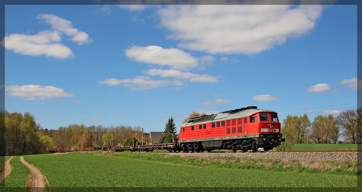 233 510 bei Kraase in Richtung Möllenhagen fahrend am 21.04.2016