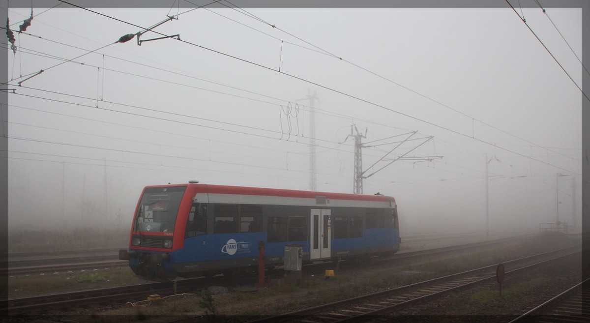 504 001 (VT 504 001) der Hans/EGP in Neustrelitz Hbf am 02.11.2015
