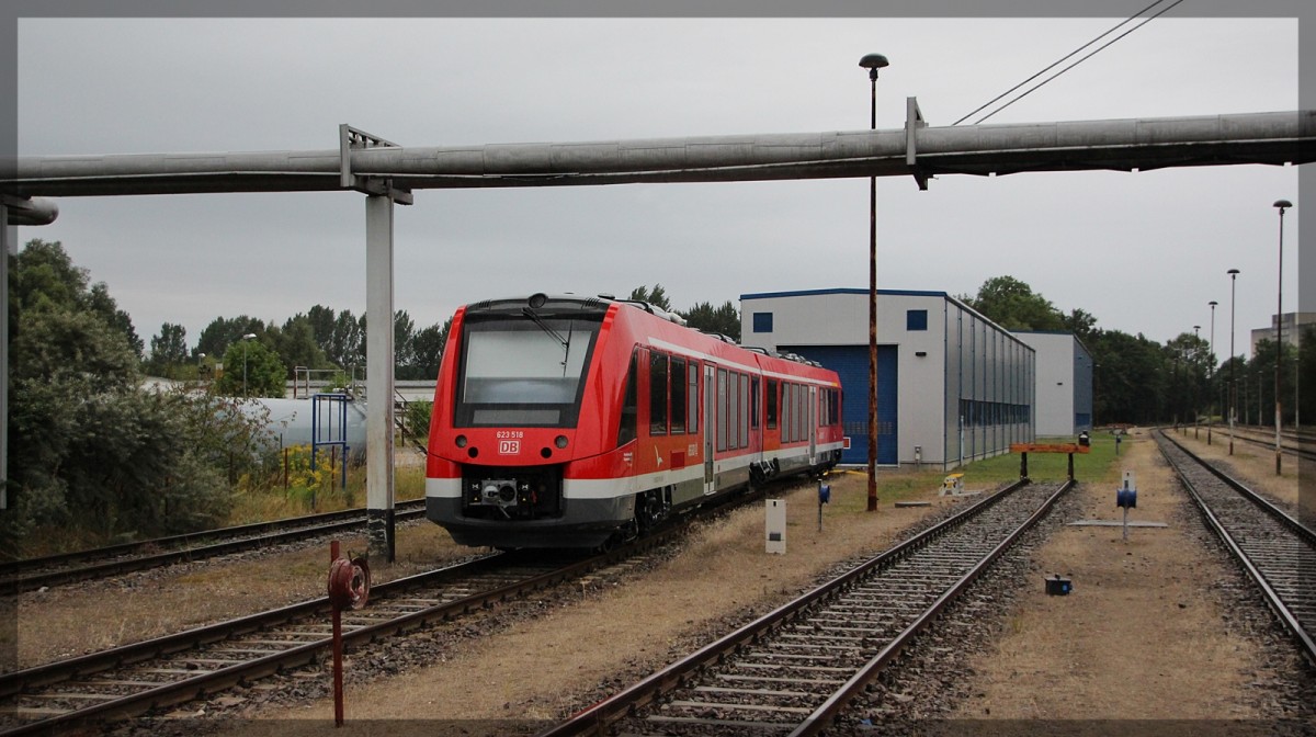 623 018 von DB Regio Nordost - Neubrandenburg im IAB Neubrandenburg am 01.09.2015