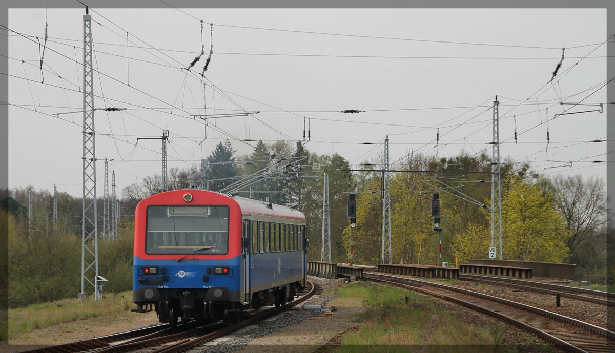 EGP/HANS auf dem Weg nach Mirow in Neustrelitz HBF am 26.04.2015