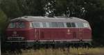 Die 218 387 abgestellt in Oranienburg am 10.8.2011
