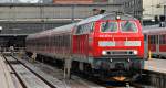 Die 218 471 in M�nchen am 3.4.2012!