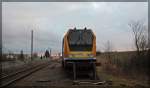 264 009 von Nordic Rail Service abgestellt in Möllenhagen am 25.02.2016