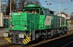 Eine unbekannte BR 275 am 21.11.2011 in Neustrelitz auf einer Probefahrt
