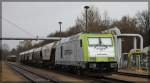 285 119 am 29.3.2015 in Neubradenburg, Industrie- und Anschlussbahn.