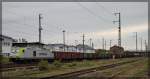 285 119 bei ihrer Pause im Neubrandenburger Gbf am 27.04.2015