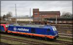 076 109 von Raildox abgestellt in Waren an der Müritz am 11.11.2015