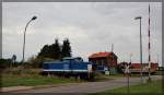 Durtrack Werklok 1 bei Rangierarbeiten in Möllenhagen am 22.09.2015