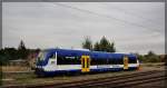 650 536 (VT 004) der NEB abgestellt am 07.10.2015 in Angermünde