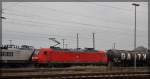145 073 bei der Durchfahrt in Angermünde am 12.03.2016