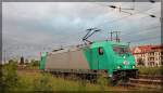185 611 der Captrain/ITL am 02.06.2015 in Neubrandenburg wie sie auf ihren Zug aus dem IAB wartet.