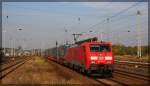 189 019 bei der Durchfahrt von Neustrelitz Hbf am 04.10.2015