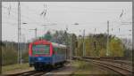 EGP/HANS auf dem Weg nach Mirow in Neustrelitz HBF am 26.04.2015