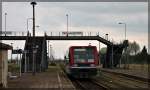 HANS/EGP bei der Ausfahrt in Karow(Meckl.) in Richtung Maclchow am 26.04.2015