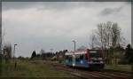 HANS/EGP bei der Ausfahrt in Karow(Meckl.) in Richtung Parchim am 26.04.2015
