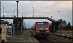 HANS/EGP VT 504 001 in Karow(Meckl.) am 10.01.2015 bei der Ausfahrt in Richtung Malchow