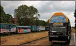 670 007 der HANS/EGP in Meyenburg als RB 74 nach Pritzwalk am 20.06.2014
