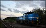 120 001 von Spitzke in Möllenhagen nahe des Betonwerkes abgestellt am 09.07.2015