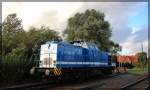 203 409 ( V100-SP-007 ) von Spitzke abgestellt in Möllenhagen am 05.09.2015