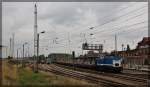 203 146 wartet in Waren an der Müritz auf Ausfahrt in Richtung Möllenhagen am 23.09.2015
