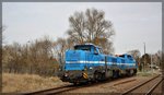 180 000 + 180 002 von Spitzke abgestellt in M�llenhagen am 03.04.2016