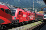 eisenbahn/887180/1116-225-als-mittellok-des-rjx 1116 225 als Mittellok des RJX 160/660 (Innsbruck, 02.07.2025)